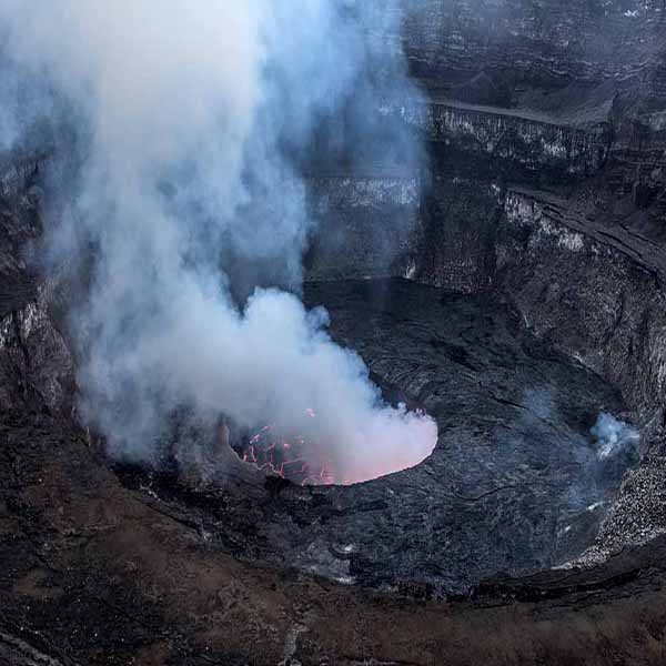 Nyiragongo Crater Volcano will make a perfect background for any fresh or salt water tank or aquarium as well as dry terrariums.