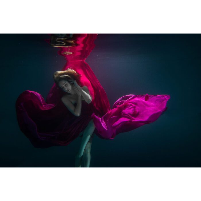 Pink Dress Underwater IX will make a perfect background for any fresh or salt water tank or aquarium as well as dry terrariums.