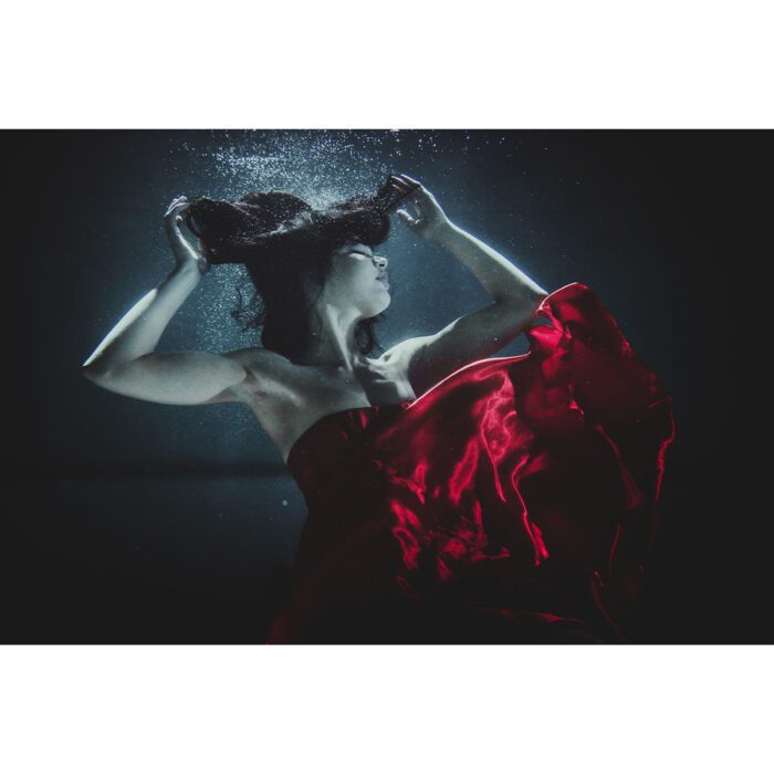 Red Dress Underwater V will make a perfect background for any fresh or salt water tank or aquarium as well as dry terrariums.