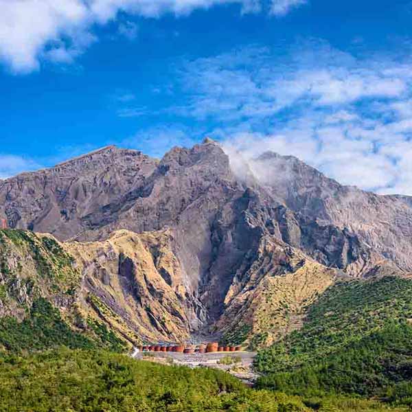 Sakurajima Volcano Peak will make a perfect background for any fresh or salt water tank or aquarium as well as dry terrariums.