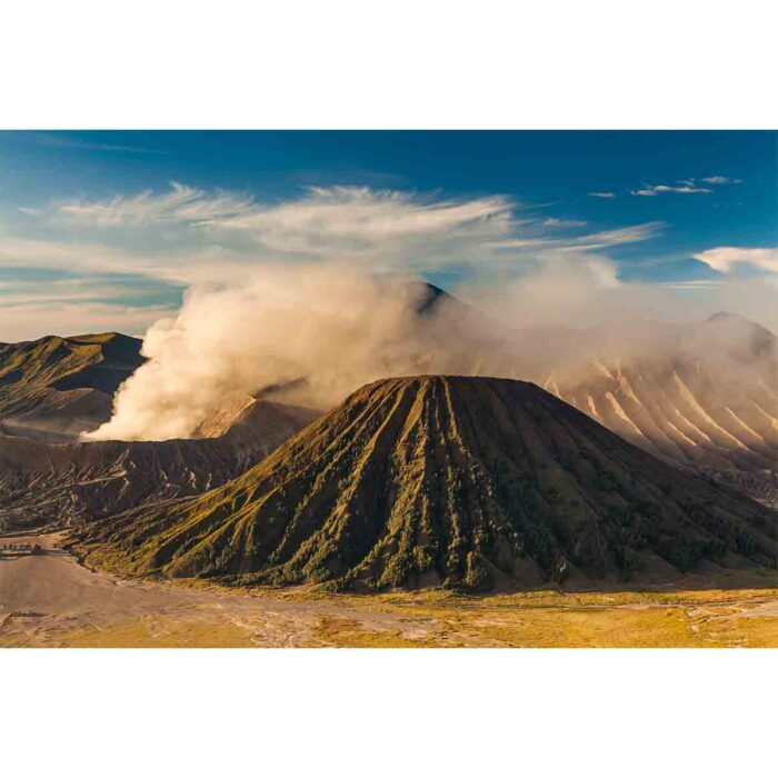 Sunrise Bromo Volcano will make a perfect background for any fresh or salt water tank or aquarium as well as dry terrariums.