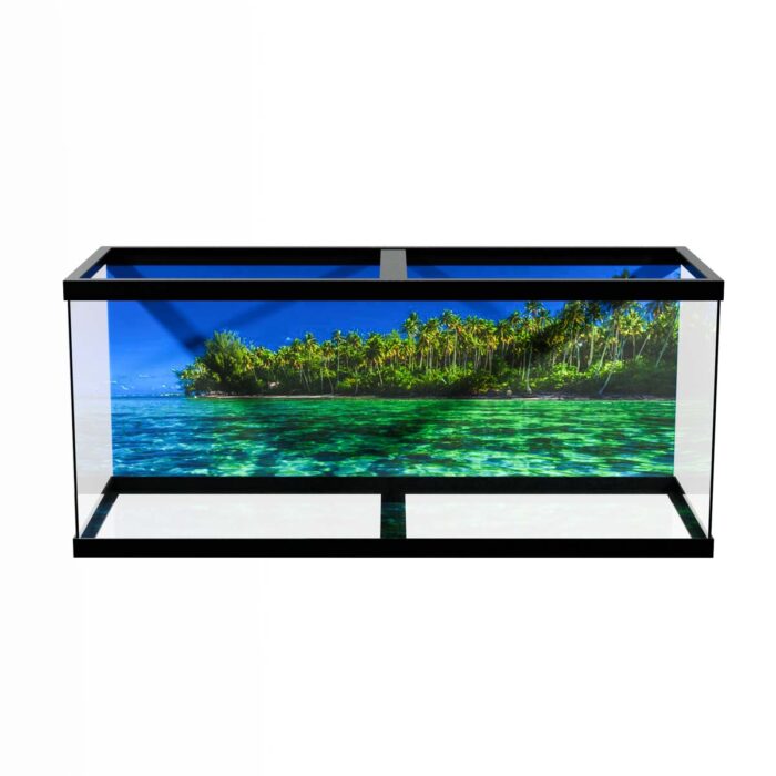 Coral Reef Island will make a perfect background for any fresh or salt water tank or aquarium as well as dry terrariums.