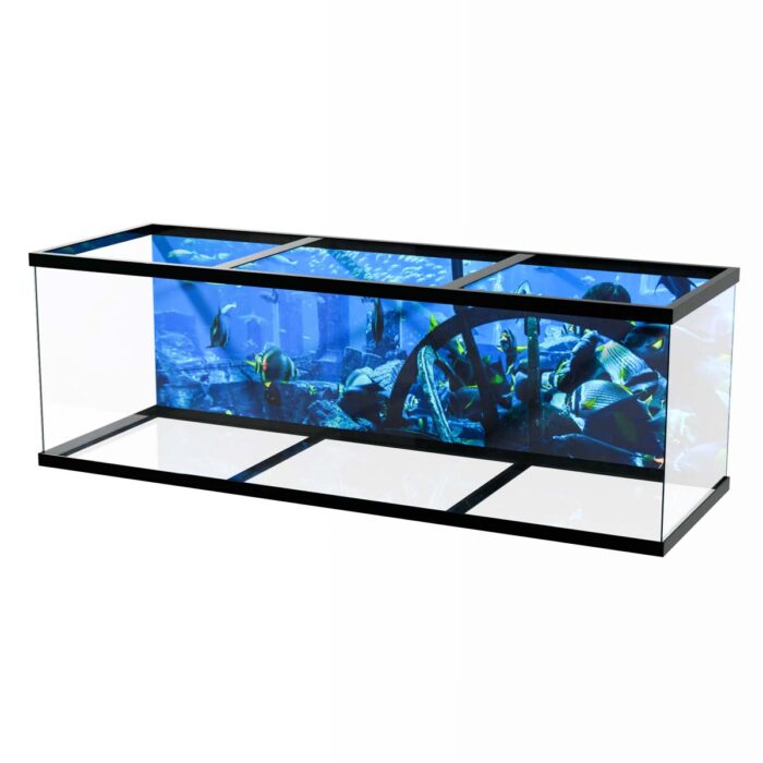 Underwater Tropical Ruins will make a perfect background for any fresh or salt water tank or aquarium as well as dry terrariums.