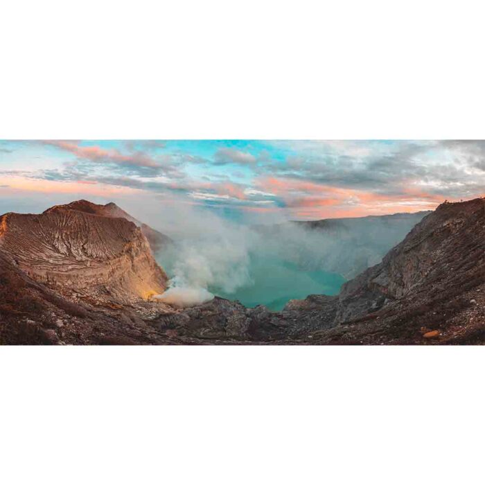 Volcano Lake Sunrise will make a perfect background for any fresh or salt water tank or aquarium as well as dry terrariums.