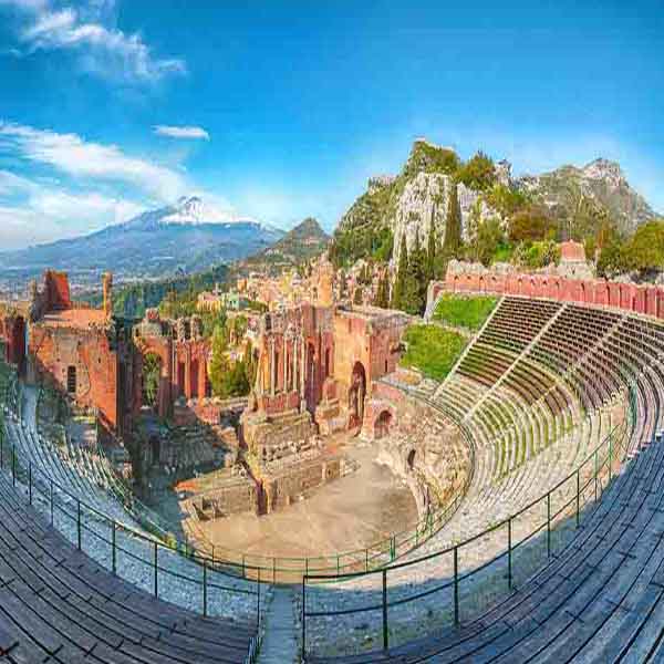 Greek Theater Taormina will make a perfect background for any fresh or salt water tank or aquarium as well as dry terrariums.