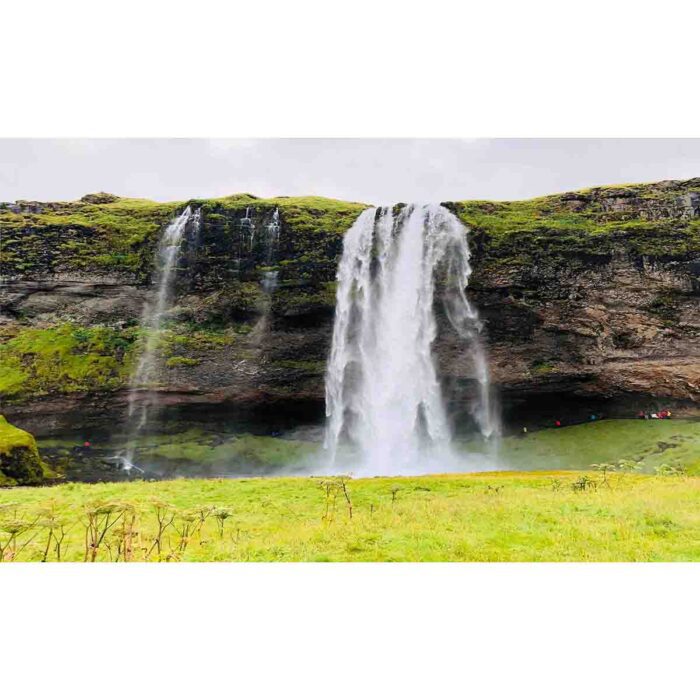 Icelandic Green Waterfall will make a perfect background for any fresh or salt water tank or aquarium as well as dry terrariums.