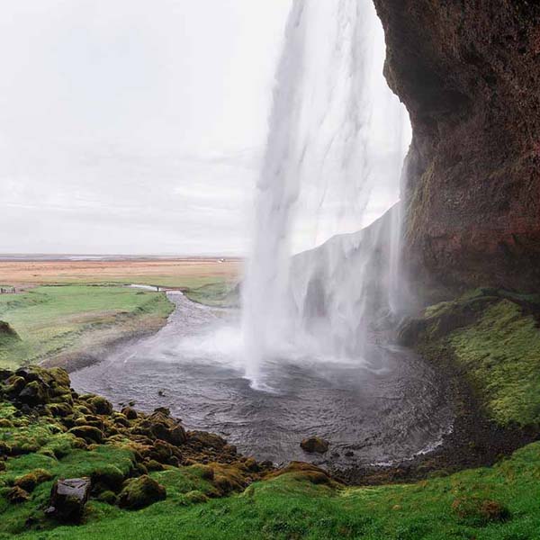 Majestic Icelandic Waterfall will make a perfect background for any fresh or salt water tank or aquarium as well as dry terrariums.