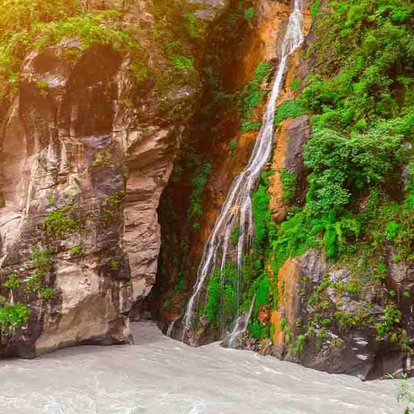 Nepal River Waterfall will make a perfect background for any fresh or salt water tank or aquarium as well as dry terrariums.