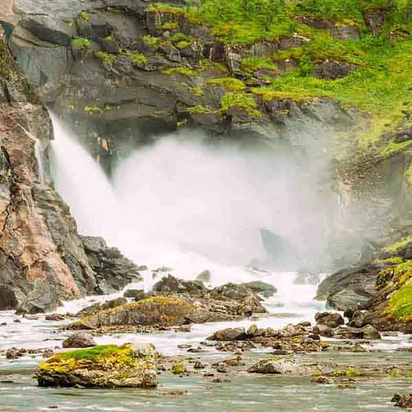 Norway Valley Waterfall will make a perfect background for any fresh or salt water tank or aquarium as well as dry terrariums.