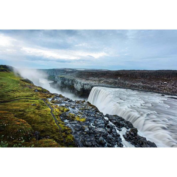 Powerful Waterfall Dettifoss will make a perfect background for any fresh or salt water tank or aquarium as well as dry terrariums.