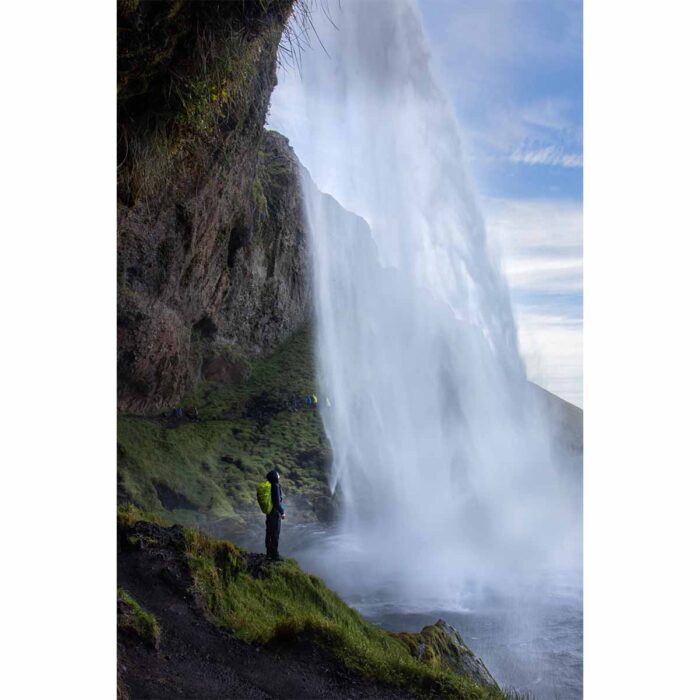 Seljalandsfoss Iceland Waterfall will make a perfect background for any fresh or salt water tank or aquarium as well as dry terrariums.