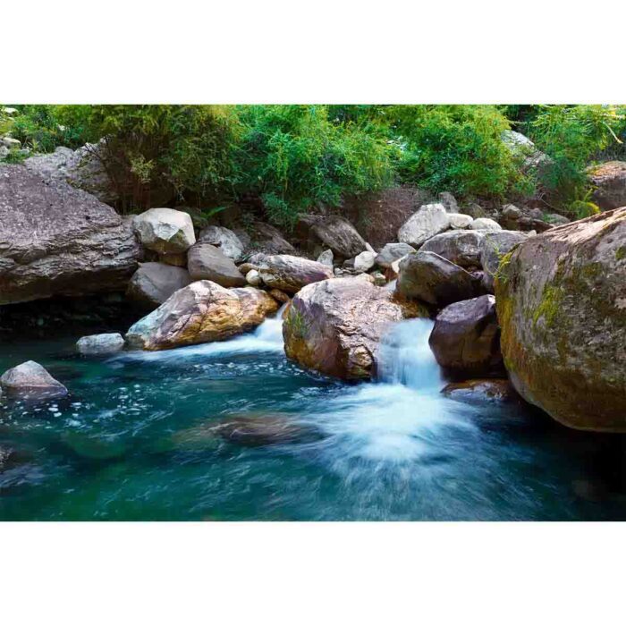 Small Pond Waterfall will make a perfect background for any fresh or salt water tank or aquarium as well as dry terrariums.