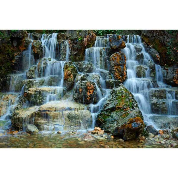 Small Waterfall Cascade will make a perfect background for any fresh or salt water tank or aquarium as well as dry terrariums.