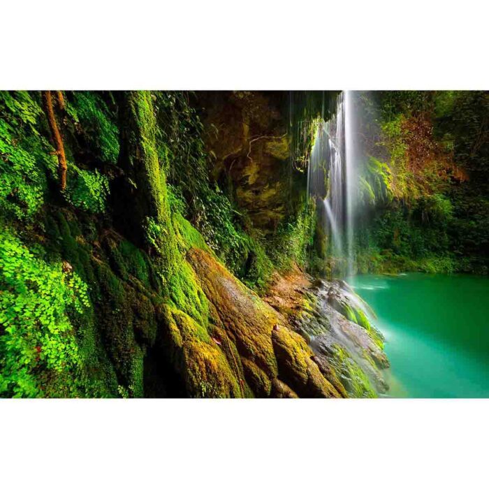 Tropical Wall Waterfall will make a perfect background for any fresh or salt water tank or aquarium as well as dry terrariums.