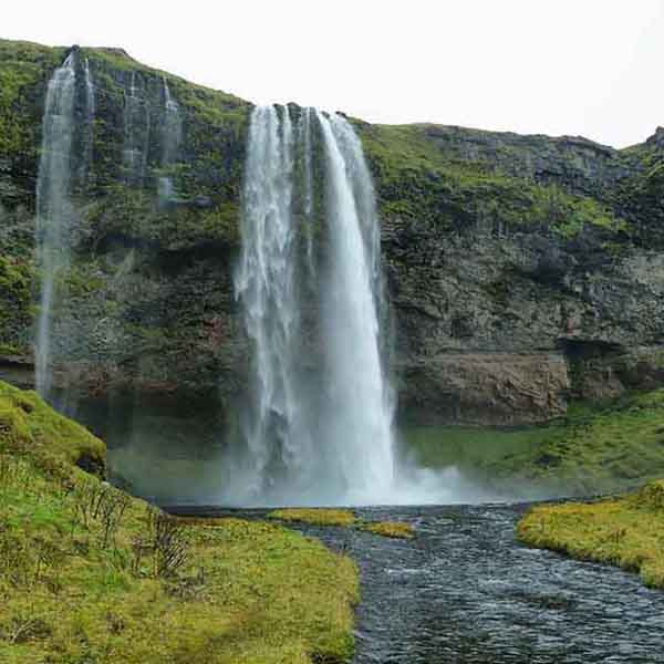 Wonderful Seljalandfoss Waterfall will make a perfect background for any fresh or salt water tank or aquarium as well as dry terrariums.